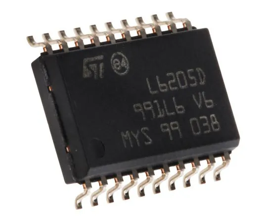 63-4896-93 STMicroelectronics L6205D, Brushed Motor Driver IC, 52 V 2.8A 20-Pin, SOIC L6205D