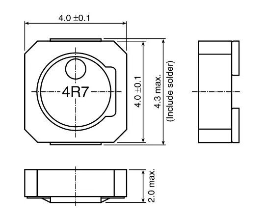 63-4891-63 TDK VLCF Series Shielded Wire-wound SMD Inductor 2.2 μH ±30% Wire-Wound 2.19A Idc VLCF4020T-2R2N1R7