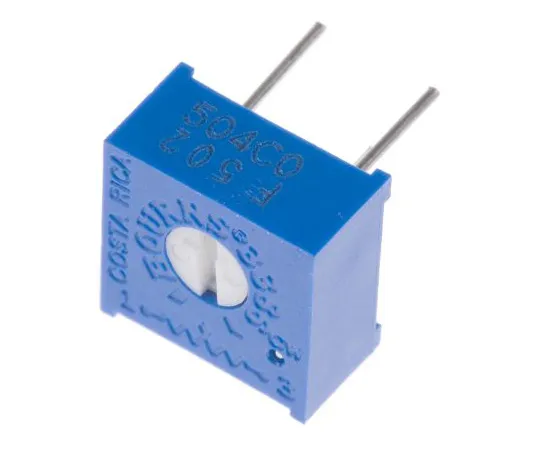 63-4851-68 5kΩ Through Hole Trimmer Potentiometer 0.5W Top Adjust Bourns 3386 Series 3386F-1-502LF