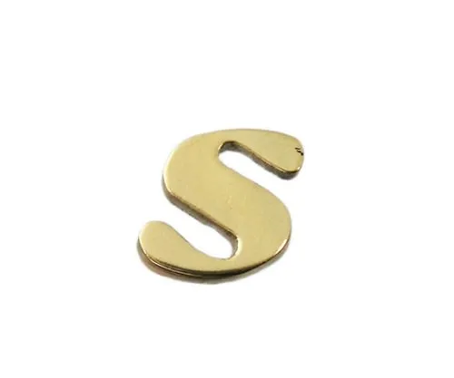61-7430-95 Brass Gold Characters Small Characters S QS20-S