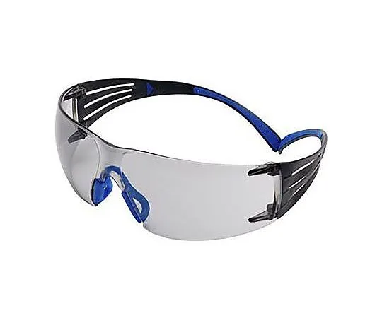 63-4713-82 3M SecureFit™ 400, Grey Safety Glasses, Anti-Mist Coating SF407SGAF-BLU