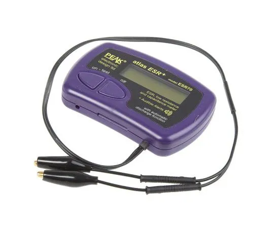 63-4960-60 Peak Electronic Design, Model ESR70 Meter 22000μF, 40 Ω Handheld Type ESR70