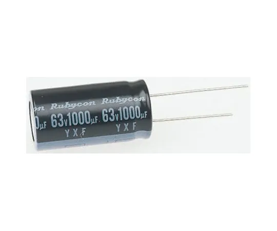63-4721-62 Rubycon 330μF 35V dc Aluminium Electrolytic Capacitor, Through Hole 10 (Dia.) x 16mm +105°C 10mm 5mm 35YXF330M10X16