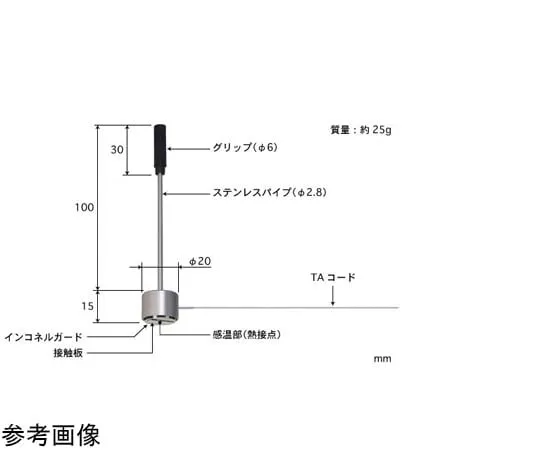 65-3528-43 Self-Weight Temperature Sensor WE Series -50~200°C Type E Head Size: Type 33 WE-33E-TA1-ASP