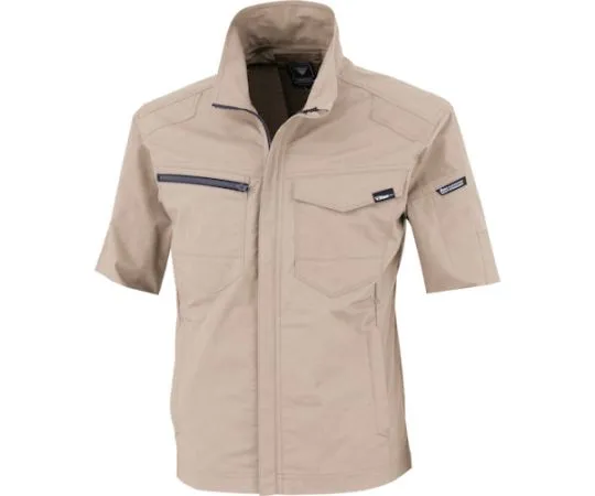 65-8386-84 TC Stretch Short Sleeve Blouson Sandoz Beige 3L 1711-39-3L