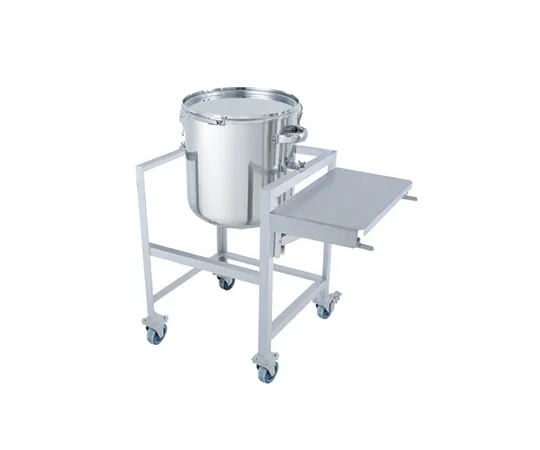 64-5068-06 Stainless Steel plate type Band Type Sealed Container 35L with Stand (with work bench) DT-CTL-ASCB-36