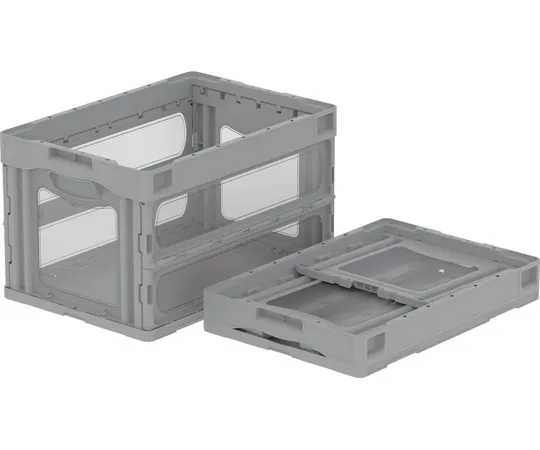 67-7113-14 Folding Container O-50B Light Gray/Transparent 55901000GL802TM