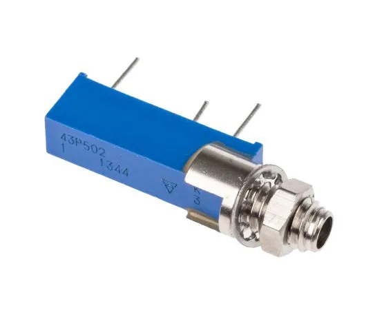 63-4751-26 5kΩ Panel Mount, Through Hole Trimmer Potentiometer 0.5W Side Adjust Vishay 43P Series M43P502KB30T601
