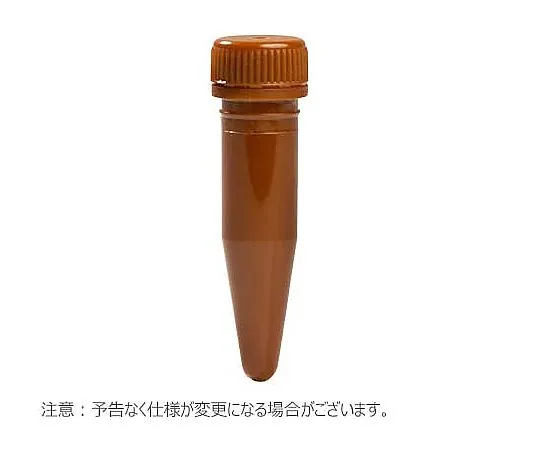 65-3777-27 Micro Tube Screw Cap 1.5 ml Brown (Separate Package) 1 Set (500 pcs x 10 pcs) 3464A