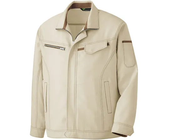 65-1234-50 Work Clothes, VERDEXCEL Male/Female Pair Jumper Ivory S VE520UE-S VE520-UE-S