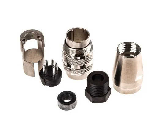 63-4698-55 Amphenol C 091 D Series, 5 Pole Din Plug Plug, 5A, 300 V ac/dc IP67, Screw On C09131H0051002