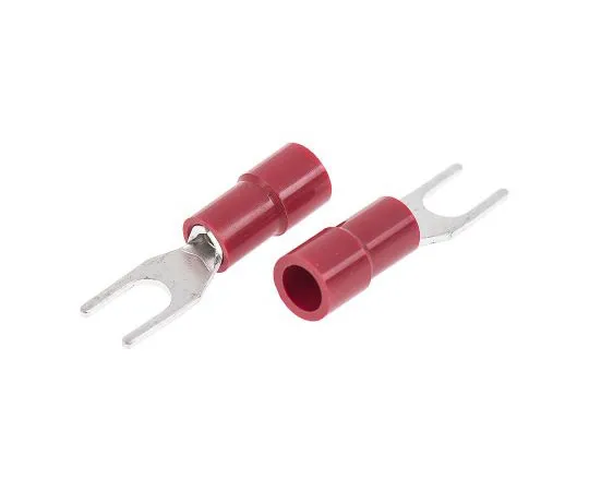 63-4891-26 RS PRO Insulated Crimp Spade Connector, 0.5mm² to 1.5mm², 22AWG to 16AWG, M3.5 Stud Size Vinyl, Red 613-9441