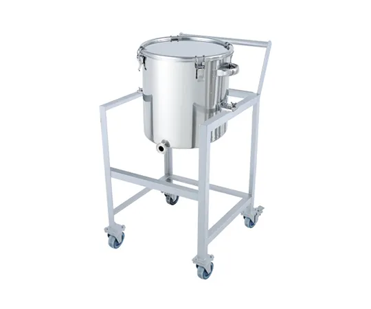 64-5069-05 Stainless Steel Strip Tapered Clip-on Sealed Container 35L with Stand (with handle and lid) KTT-CTH-ASCC-36