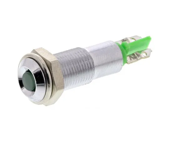 63-4774-90 Signal Construct Green Indicator, Solder Tab Termination, 12 → 14 V, 6mm Mounting Hole Size SMCP06202