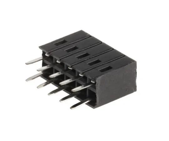 63-4745-89 RS PRO 2.54mm Pitch 10 Way 2 Row Straight PCB Socket, Through Hole, Solder Termination 251-8222