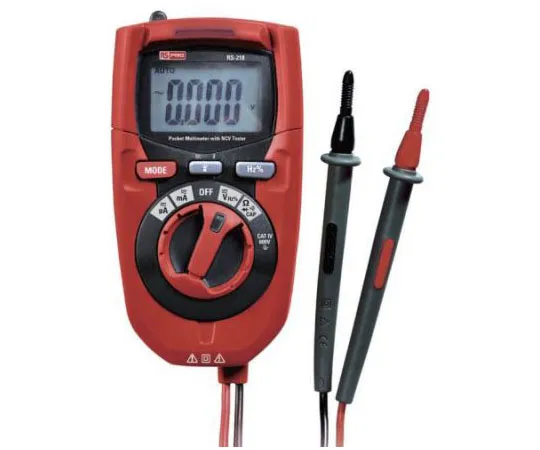 63-4693-81　［Out of stock］RS PRO Handheld Digital Multimeter, 200mA ac 600V ac 200mA dc 600V dc　146-9086