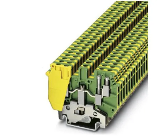 63-4915-97 Phoenix Contact, UDK 4-PE Series Standard Din Rail Terminal, Screw Down Termination 2775184