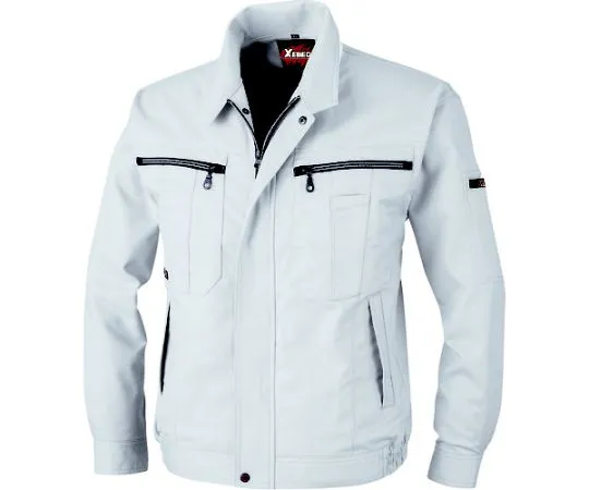 65-8510-52 Long Sleeve Blouson Silver Gray 3L 8880-22-3L