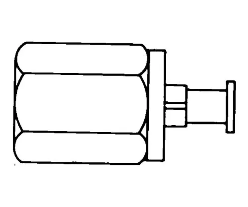 61-0192-97 1/4In. NPTF To F Luer-Lok(R) 1/Pk 1PK XX3002568