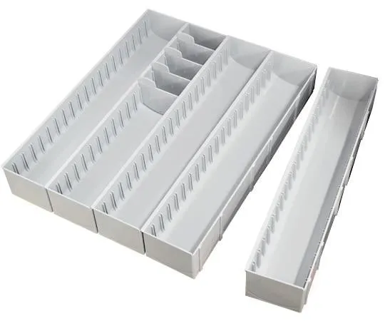 7-1271-04　［Discontinued］Optional Parts For Mobile Easy Cart Separate Case 50 Split (Width 5 Rows x Depth 10 Rows)