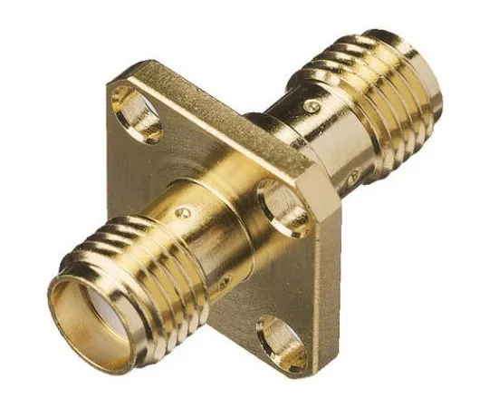 63-4926-11 Yuetsu Straight Flange Mount SMA Connector, Solder Termination 088-6060G