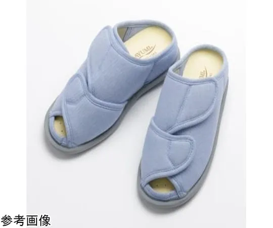 68-9382-27 Nursing Care Shoes Blue M Both Feet 2236