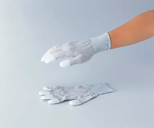 9-5675-03　［Discontinued］Double Fit Antielectricity PA Gloves Fingertip Urethane Coat DW-005S　DW-005