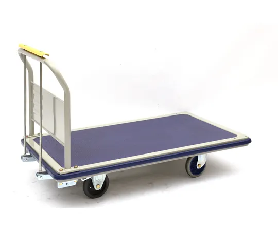67-9129-70 Low Floor Type Extra Large Steel Bogie with Hand Brake, Fixed Handle Type SHB-502E