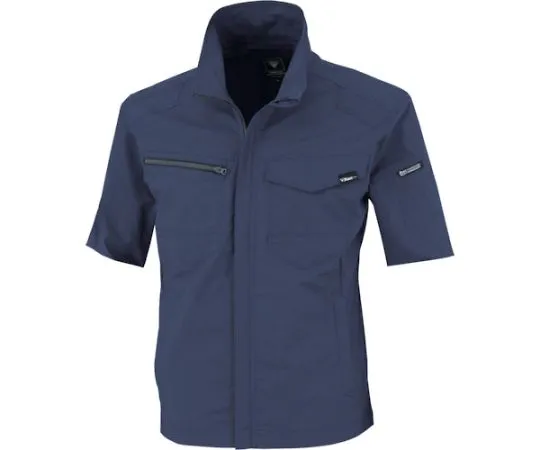 65-8386-68 TC Stretch Short Sleeve Blouson Navy 3L 1711-10-3L