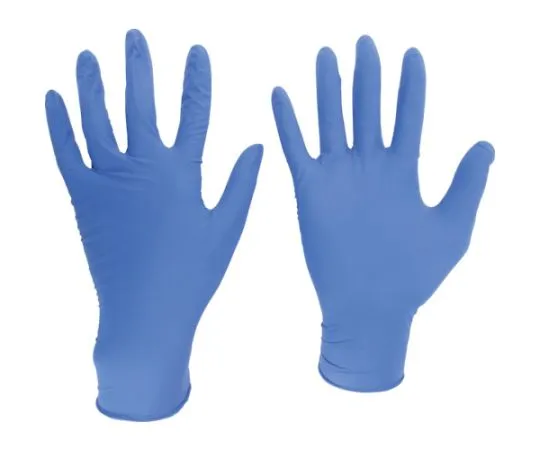 67-3144-01 Nitrile Disposable Gloves, Velte 701 H, Blue, Powderless, Thick, 100 ct, SS Size VERTE-701H-SS