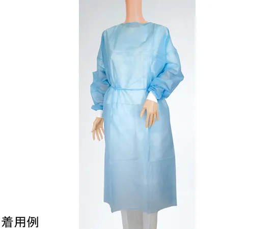 69-6176-11 Osaki Isolation Gown N Free Blue 1 Bag (10 Sheets) 51045