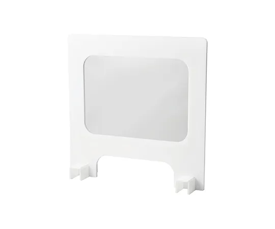 64-7717-07　［Discontinued］Plastic Ball Partition 1-sided Type 600 mm Width 5 pcs Set White　PSI-PTPCB01WH