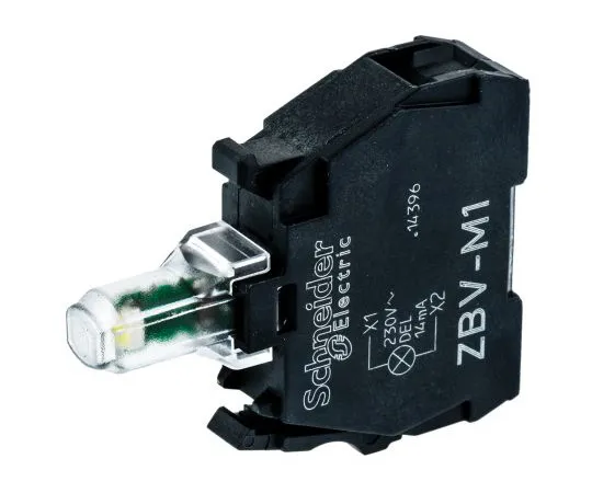 63-4889-75 Schneider Electric Harmony XB Light Block LED White 230 V Screw terminal ZBVM1