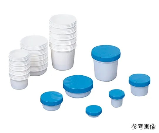 7-6554-01 UG Round Ointment Jar PP (CP Type/Space-saving Type) Blue 6 mL 3-61