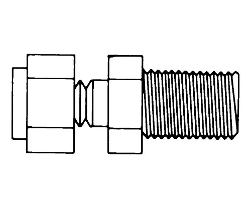61-0191-87 Adpt 1/4In. NPTM To 1/4In. Tube 1/Pk 1PK XX6702507