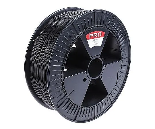 63-4681-89 RS PRO 1.75mm Black PLA 3D Printer Filament, 2.3kg 125-4335