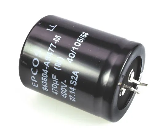 63-4832-80 EPCOS 470μF 400V dc Aluminium Electrolytic Capacitor, Through Hole 35 (Dia.) x 45mm +105°C 35mm 10mm B43504A9477M000