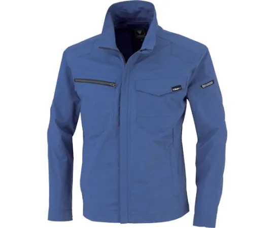 65-8388-44 TC Stretch Long Sleeve Blouson Blue 3L 1714-40-3L