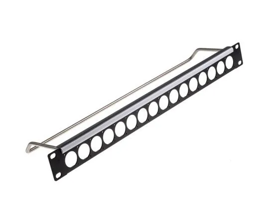 63-4689-70 XLR 16 Port Audio, Video Patch Panel, 1U Rack Height 143-8919