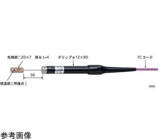 65-3529-12 Temperature Sensor for Micro Surface (Plug Type) Model 310 -50~250°C E Type Straight 310E-TC1-ASP