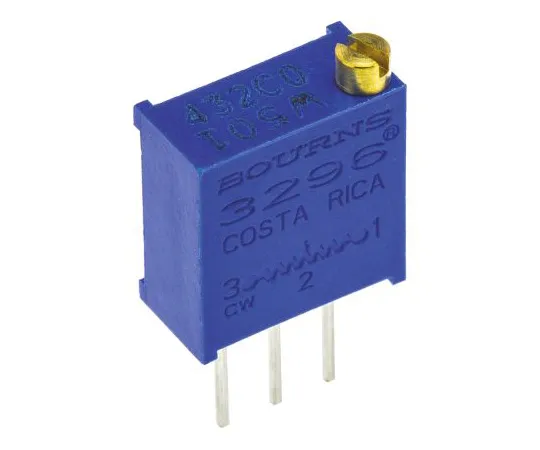 63-4850-52 500Ω Through Hole Trimmer Potentiometer 0.5W Top Adjust Bourns 3296 Series 3296W-1-501LF