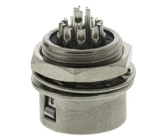 63-4861-56 Hirose HR10 Series Panel Mount Connector, 12 contacts Socket HR10A-10R-12S(71)