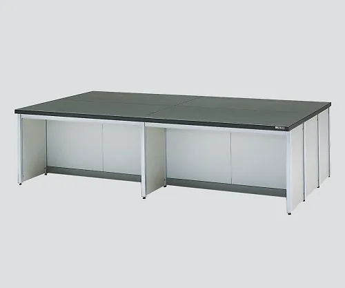 3-3774-01　［Discontinued］Central Laboratory Bench without Drawer, Frame Type 1800 x 1200 x 800　HAOA-1812