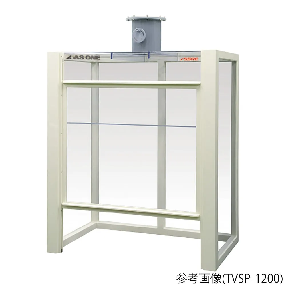 3-1309-01 Laboratory Bench Hood Single-Sided Type, Made Of PVC 1200 x 750 x 1400 TVSP-1200