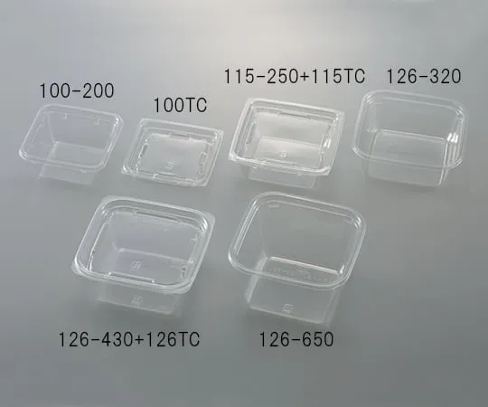 3-5104-01　［Discontinued］Food Pack BOX Type 100 x 100 x 42mm　APBOX100-200