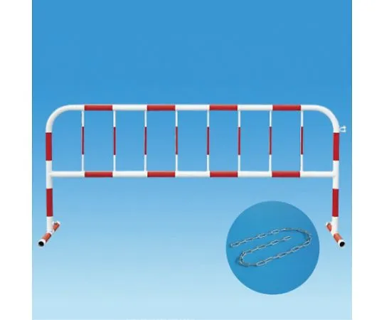62-6096-70 Color Pipe Barricade White Red 386-001