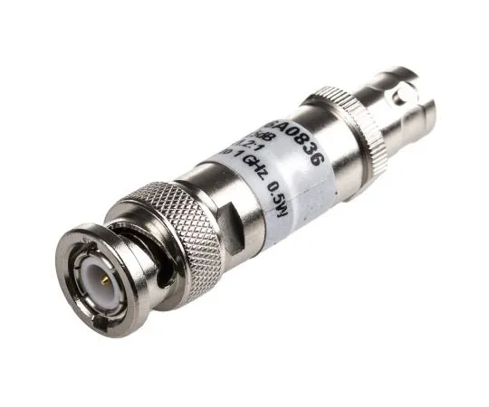 63-4722-53 50Ω RF Attenuator Straight BNC Connector BNC Plug to BNC Socket 10dB, Operating Frequency 0 → 1GHz J01006A0836
