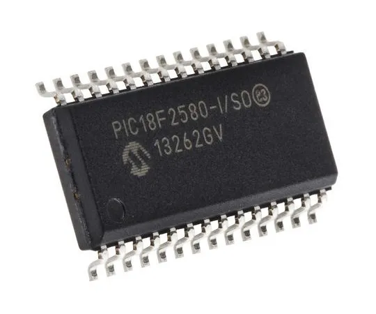 63-4895-90 Microchip, 8bit PIC Microcontroller, 40MHz, 32 kB, 256 B Flash, 28-Pin SOIC PIC18F2580-I/SO
