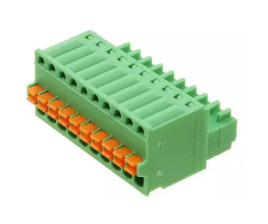 63-4831-27 Phoenix Contact FK-MC 0.5/10-ST-2.5 Non-F***d Terminal Block, 10 Way/Pole, 26 → 20 AWG, Nylon, 100 V Female 1881406