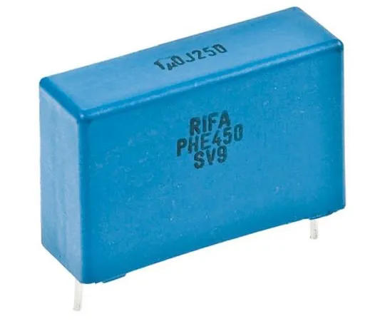 63-4869-95 KEMET 2.2nF Polypropylene Capacitor PP 2 kV dc, 700 V ac ±5% Tolerance Through Hole PHE450 Series PHE450SB4220JR06